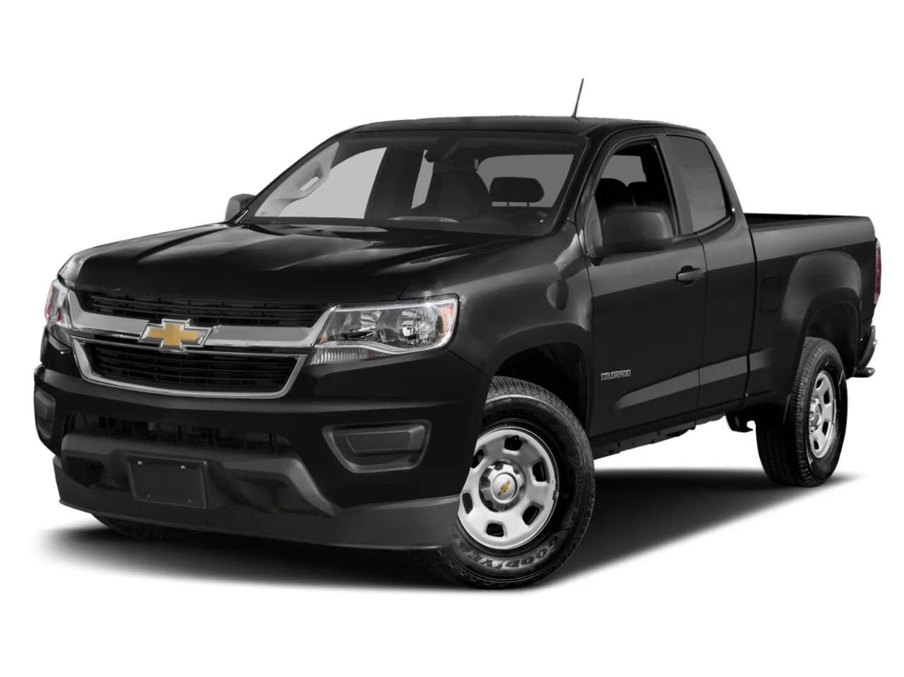A black 2015 Chevy Colorado