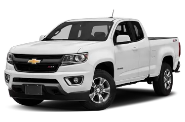 A white 2015 Chevy Colorado