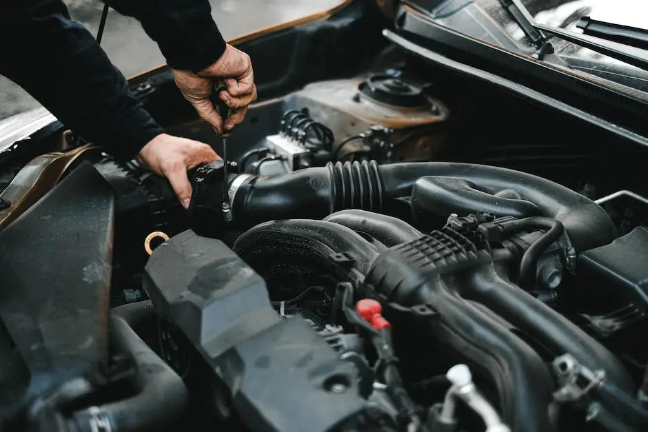 A car engine with diagnostic tools connected, representing troubleshooting a P0299 code resolution.