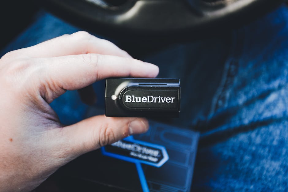 Image of a diagnostic scanner connected to a Chevy Silverado